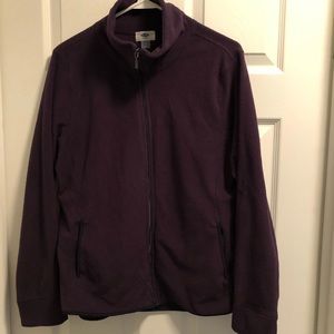 Old navy fleece  zip up large